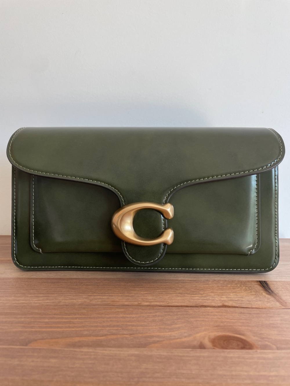 Coach Tabby Shoulder Bag 26 Olive Spazzolato